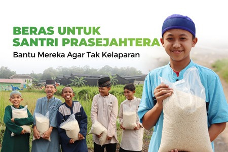 Bantu Santri Pelosok Tak Kelaparan Lagi!